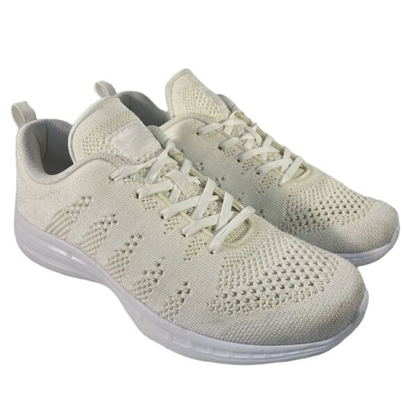 APL TechLoom Pro Running Shoe in White Sparkle Metallic 9 - Picture 1 of 12